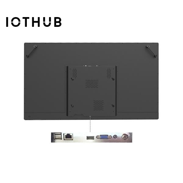 Outdoor / Indoor Front Service Lcd Advertising Screen Wall Mount Installation
