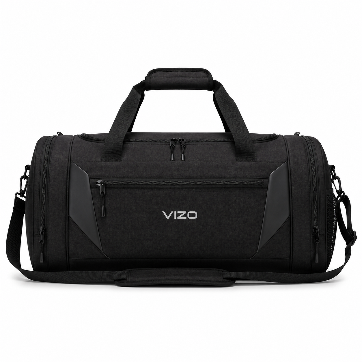 Water-Resistant Nylon Gym Bag with Large Capacity and Adjustable Shoulder Strap for Sports and Travel