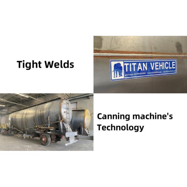 TITAN 3 Axle 42CBM Cement Bulker Cement Prices | Bulker Cement Tanker for Sale