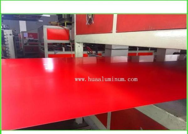 Impact Resistant ACP Building Material 11.50m Flat Aluminium Sheet