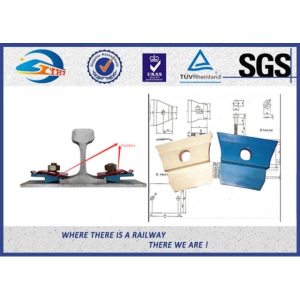 Reinforced Nylon 66 Rail Insulator Angle Guide Plate Plastic And Rubber Part