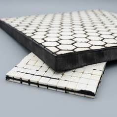 92% 95% 97% Alumina Ceramic Plates 9 Mohs Hardness With High Wear Resistance Damaged