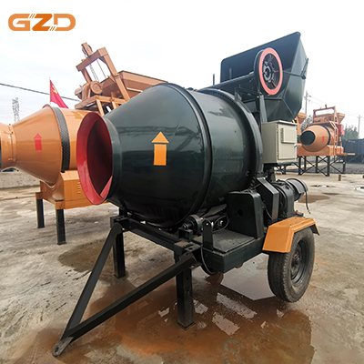 Portable Automatic Mobile Self-Loading Concrete Mixer