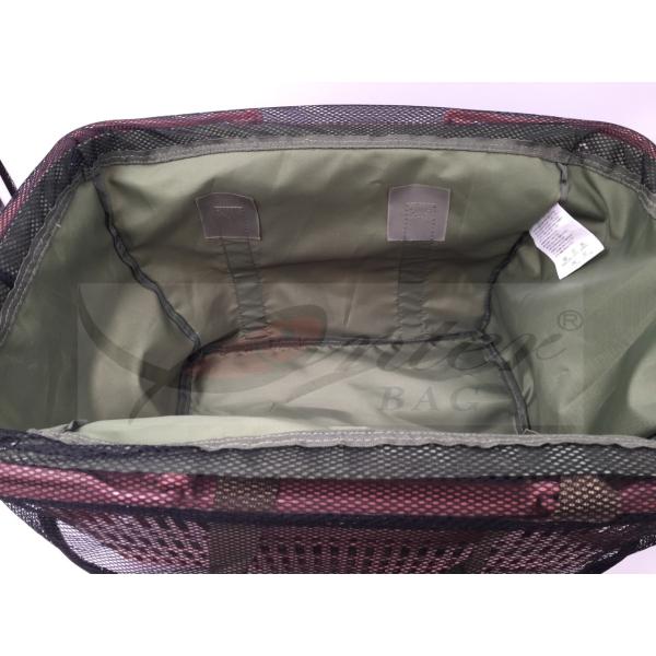 Large Capacity Green Reusable Folding Shopping Bags Non Toxic 42*28*24 CM 