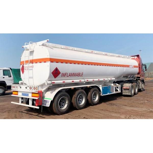 TITAN 50,000 Liters Fuel Tank 4 Compartments with Cheap Price Oil Tanker Semi Trailer for Sale