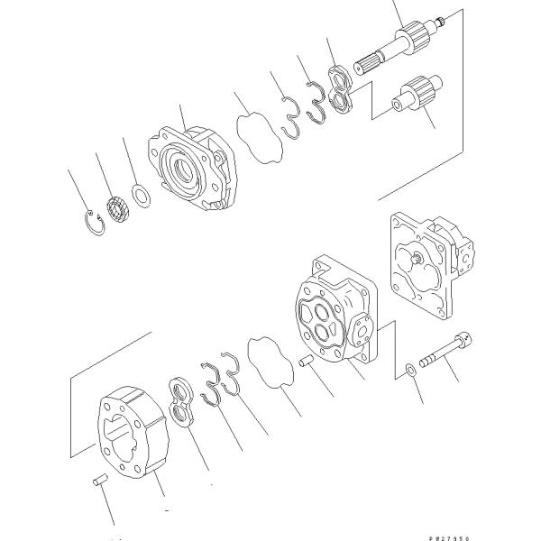 705-52-31150 7055231150 For Komatsu HM400-1 HM400-1L DUMP TRUCKS Hydraulic Main Pump Gear pumps LOADER PUMP SWITCH PUMP Piston Pump PUMP ASSY Aftermarket Original