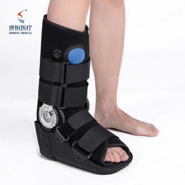 Ankle support brace S-XL size orthopedic boots with automatic airbag/chuck