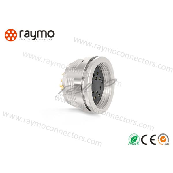 EHG Panel Mount Electrical Cable Connector Long Durability High Contact Density