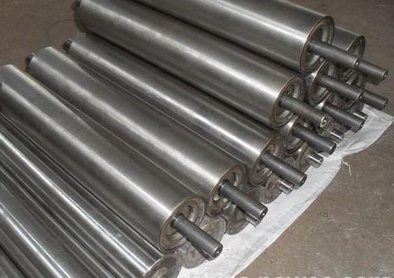 Rubber Dustproof 200mm Belt Conveyor Roller For Construction Works