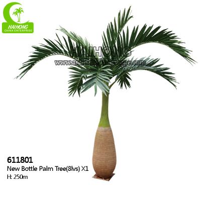 Palmeira artificial alta da garrafa da simulação H250cm bonita