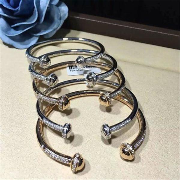 Luxury jewe factory bracelet  gold diamond 18k gold  white gold yellow gold rose gold diamond bracelet