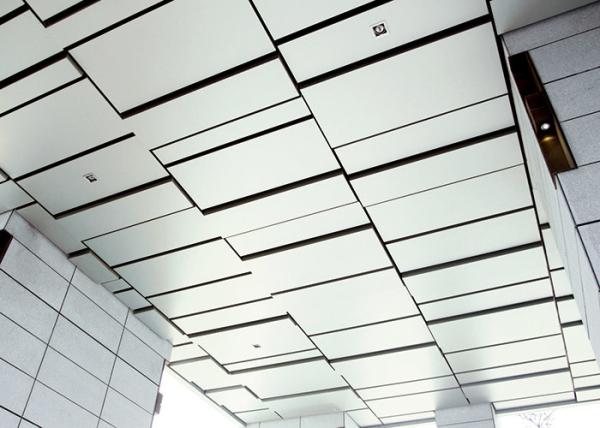 Wall Decoration Aluminum Cladding Panel  , Spraying  Partition  Aluminium Panel Sheet
