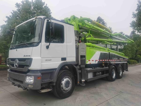 Second Hand 38m Pump Truck , Concrete Boom Truck ZLJ5296THB 38X-5RZ
