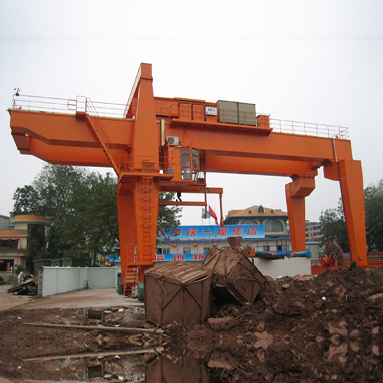 U Type Rail Mounted mg Double Girder Gantry Crane 5 Ton 10 Ton 15 Ton 20 Ton 30 Ton 50 Ton with Winch Trolley