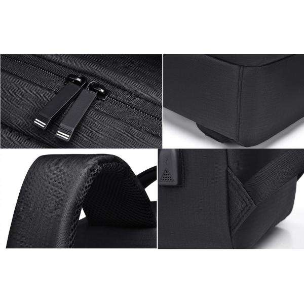 Устойчивый водонепроницаемый 16 дюймовый рюкзак для ноутбука дышащий с USB-портом для зарядки