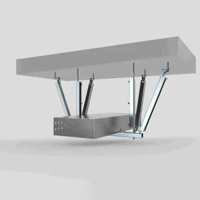 Indoor Outdoor Structural Seismic Pipe Supports Aircraft Cable Seismic Bracing