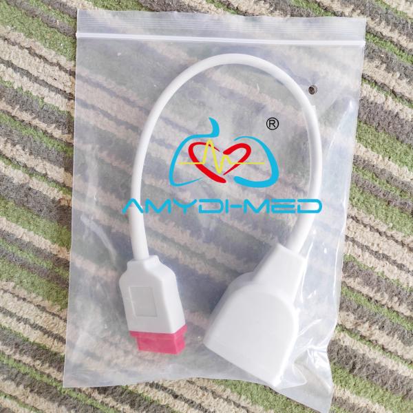 0.35m TPU IBP Adapter Cable 11 Pin Dual Socket Adapter Compatible GE Marquette
