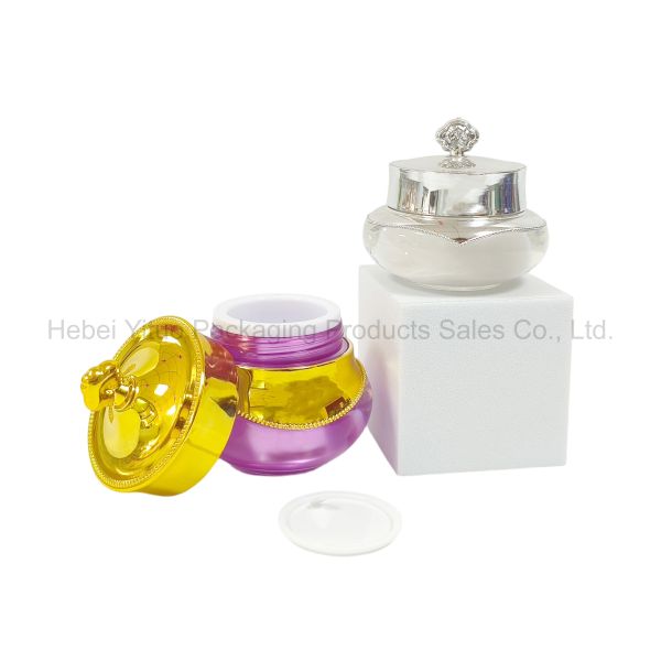 Screw Cap Cream Jar Durable Leak Proof Cosmetic Packaging for Skincare Products