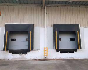 PVC Mechanic loading dock shelters Logistic Warehouse For Loading Bay Rain Proof