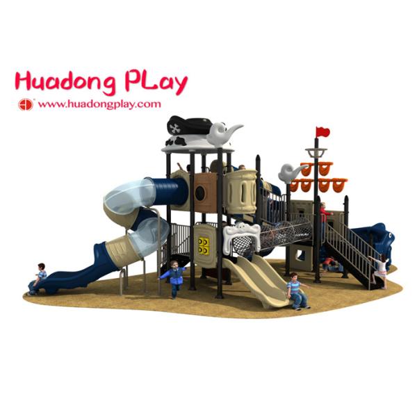 Small Pirates Ship Theme Children ' S Outdoor Playground Equipment For Kids