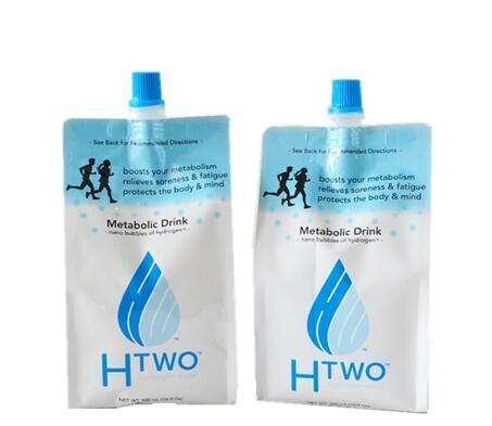 Hot sale customed plastic bag for liquid stand up pouch with top spout