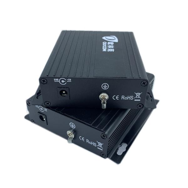 Convertidor de medios de video analógico con datos RS485/RS422 Extensión de fibra SM/MM CE DC5V DC12V