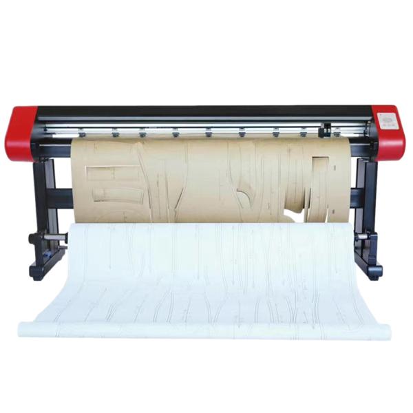 Vertical Inkjet CAD Cutting Machine with 1650mm to 2200mm Cutting Size and Continuous Big Capacity H801 Ink Cartridge