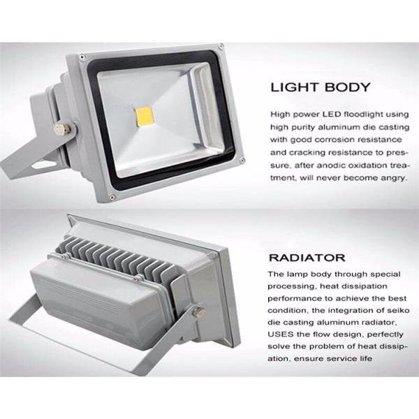 Integrated 20W COB LED Flood Lights IP65 Waterproof for Commercial Lighting