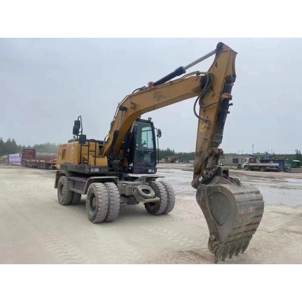 Excavadora grande modelo 215Y usada Excavadora hidráulica de máquinas pesadas de construção