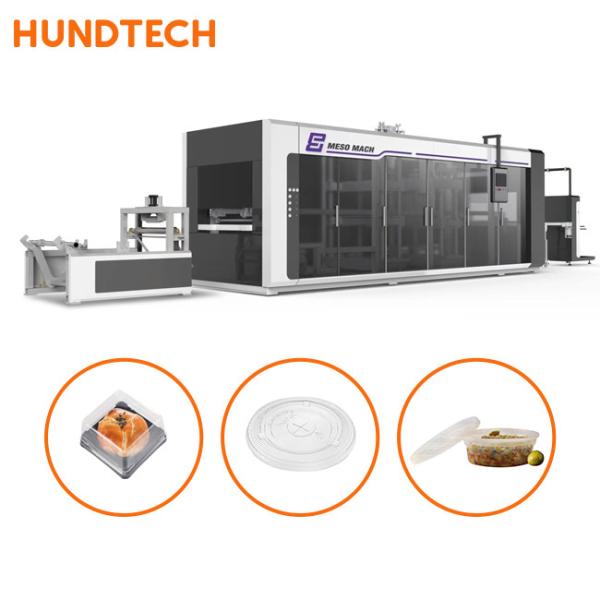 Beverage Plastic Vacuum Pet Thermoforming Machine 0.8MPa Air Pressure