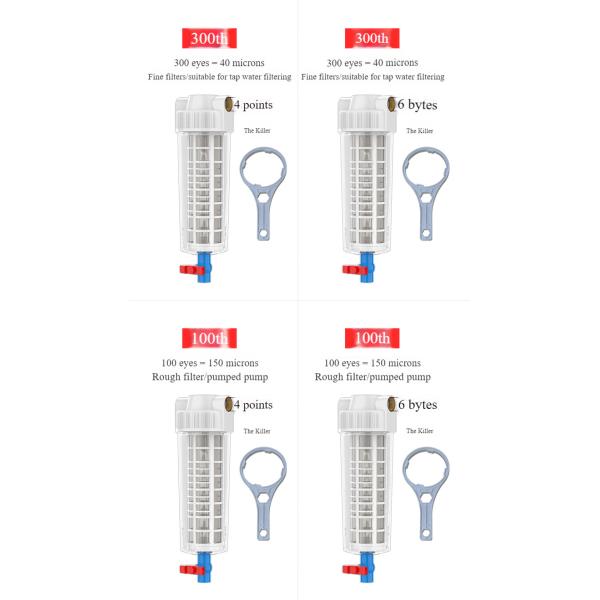 Filtro de agua de grifo Aguas de agua de sedimento 8 toneladas para hogares Comercio al aire libre