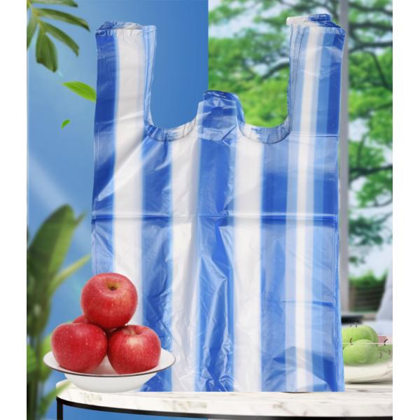 Customized HDPE LDPE LLDPE T-Shirt Plastic Shopping Bags for Business Shopping Needs