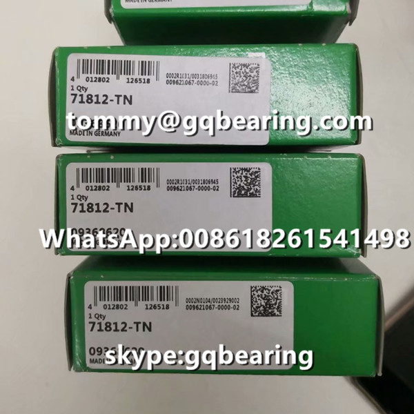 Gcr15 Steel Material CNC Machine Spindle Appliion INA 71812-TN Angular Contact Ball Bearing