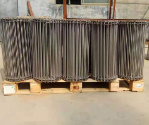 Polished Stainless Steel Mesh Belt Customized Width Steel Wire Material Used in Packaging Industry and Conveyor Automation