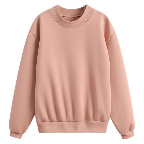 Custom Logo Women's Pullover Sweatshirt with Round Neck for Fall/Winter Season