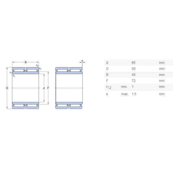OEM 65X90X45mm NA6913 Roller Cage Bearing Single And Double Row With Inner Ring
