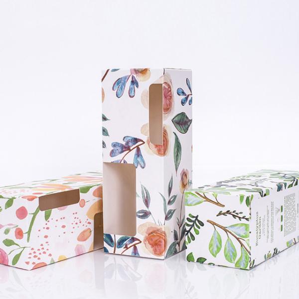 With Clear Window Candle Gift Packaging Boxes Reed Diffuser Tealight Custom CMYK Printing