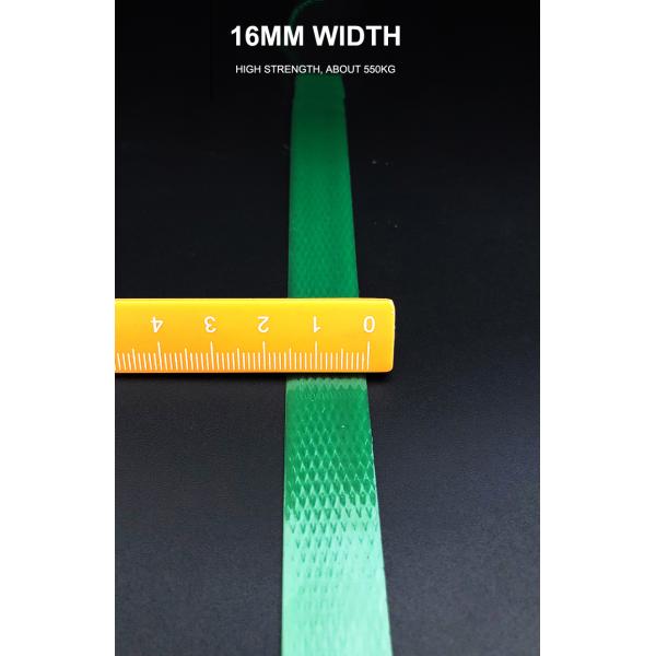 1608 Зелёный полиэстер Пластиковая проволока Стальная лента