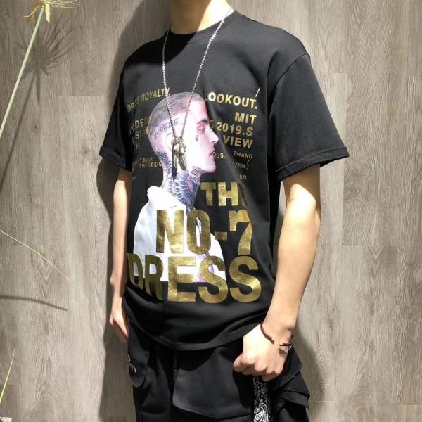 Custom Short Sleeve Fashionable Mens T Shirts / Casual Cool Printed T Shirts