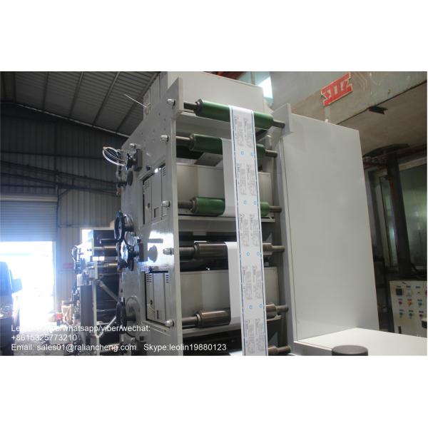 600mm Width 4 Color Flexo Printing Machine 100 M/Min Printing Speed CE Approved