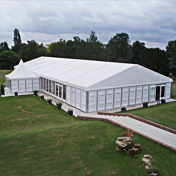 Reception Party Square Marquee Tent 10*10m Aluminum Alloy Structure Steel Connection