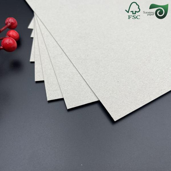 Cartón laminado certificado FSC para encuadernación de libros 1mm 1.4mm 2mm 2.5mm Color único Negro Azul Verde