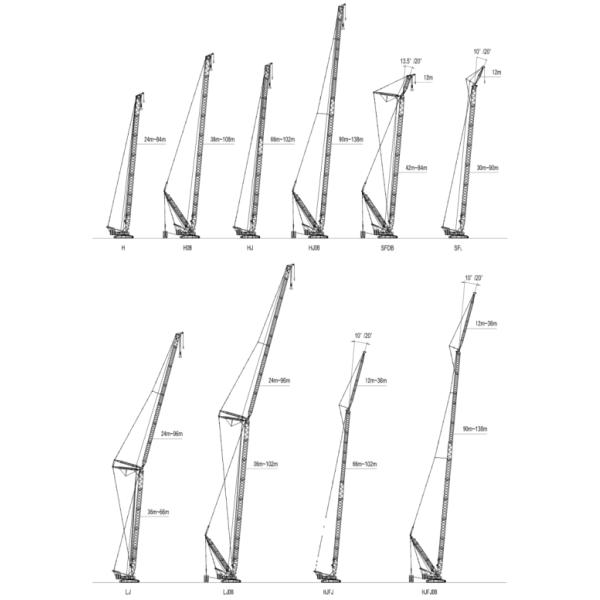 Good Quality Drive 650T Crawler Crane For Construction Hydraulic Crawler Crane