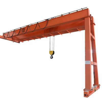 Outdoor Portal Simple 5 Ton 20 Ton 32 Ton Semi Gantry Crane Red Color