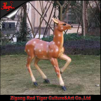 Солнцезащитная изготовленная на заказ смола статуй животных сада продуктов стеклоткани