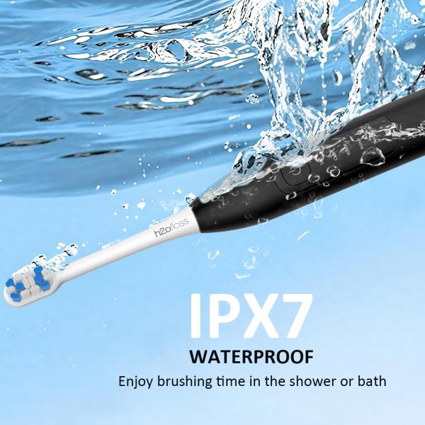 Rechargeable Rotary Electric Toothbrush for Adults and Kids, IPX7 Waterproof Oscillating Toothbrush for Effective Cleaning