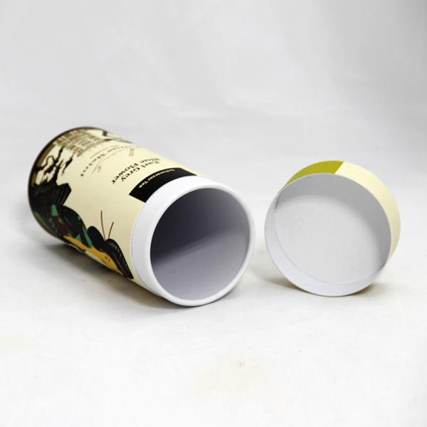 Food Grade Classic Cardboard Tube Paper Cans Packaging for Tea Fruit Tea and Coffee