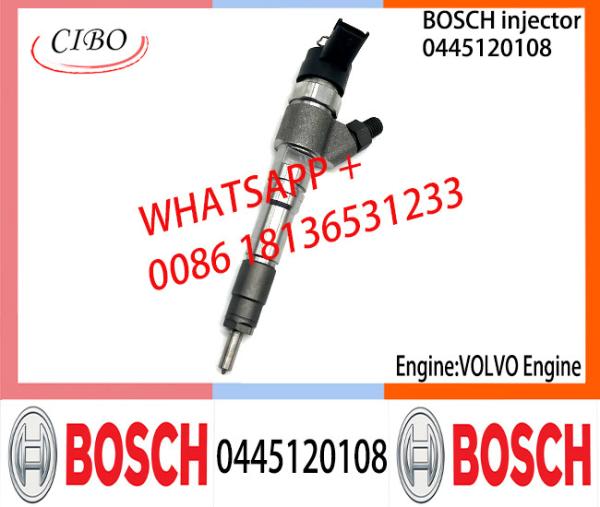 BOSCH 0445120108 conjunto original 0445120108 do injetor de combustível 3801148 3887696 3801148 3887696 para o motor de VOL PENTA D6