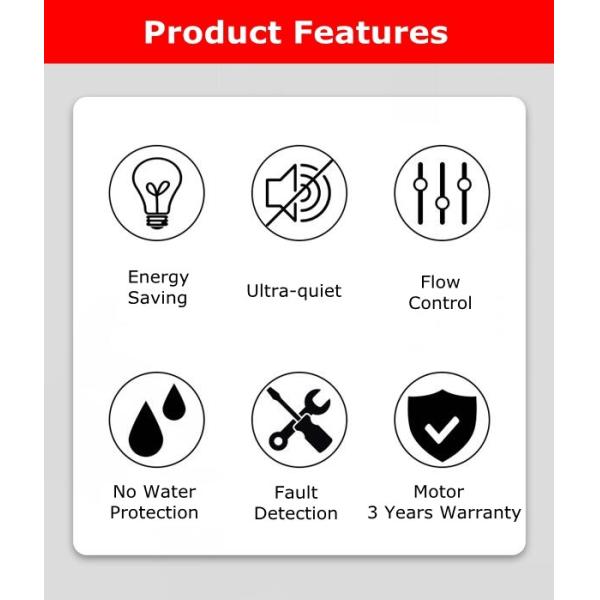 Mini Fountain Tank Ultra Quiet Filter Submersible Aquarium Pump