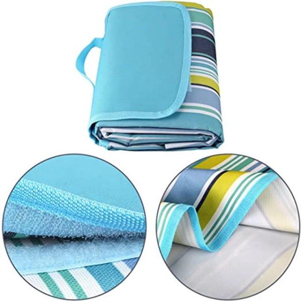 145x200cm Foldable Waterproof Picnic Blanket , Pocket Picnic Blanket SNUGLANE